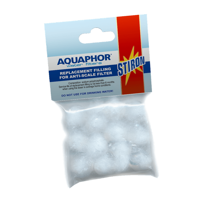 Pack of sodium polyphosphate for Stiron
